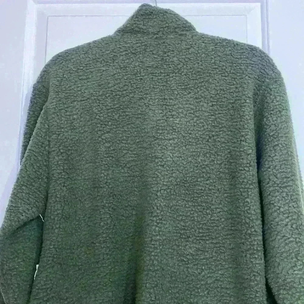 Vuori Idyllwild Sherpa Men’s Jacket Forest Green Large New - Picture 5 of 13